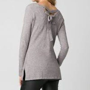 LE CHATEAU - CRISS CROSS TIE-BACK SWEATER